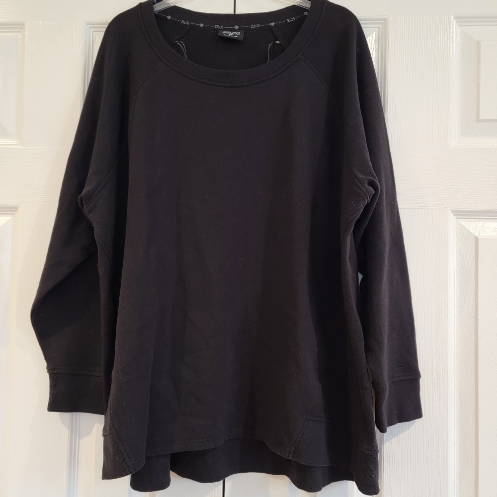 Zelos Women's Pullover Sweatshirt - Plus Size 3X